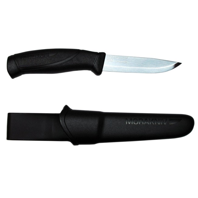Нож Morakniv Companion Black, нержавеющая сталь.