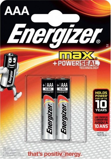 Батарейка алкалиновая Energizer MAX AAA (LR3)