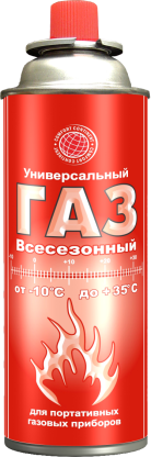 Баллон Сибиар для портативных газовых плит (220г) всесезонный от -10 до +35