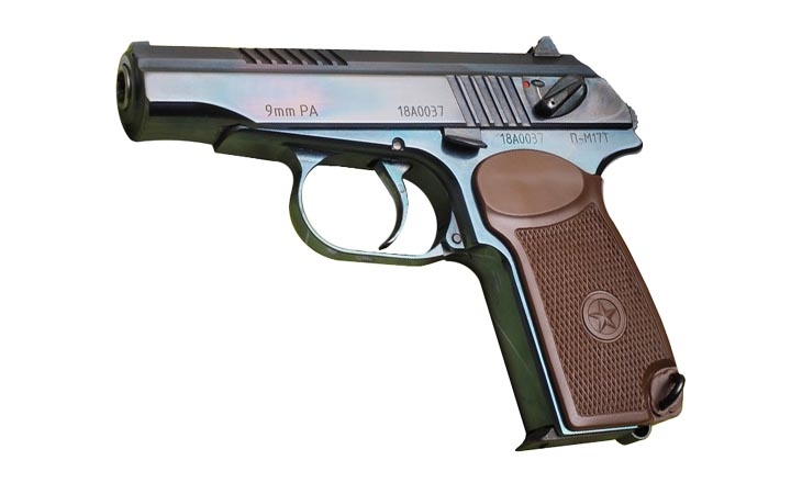 Пистолет П-М17Т, клб.: 9 мм. РА