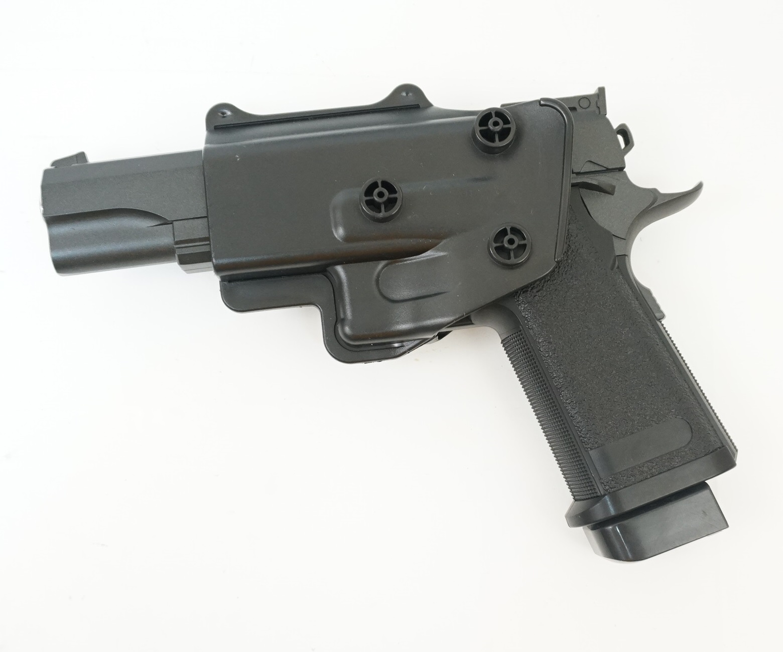 Пистолет софтэйр Galaxy G.6+ пружинный с кобурой, клб.: 6 мм. (Colt M1911 Hi-Capa 5.1)