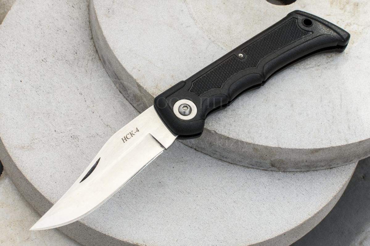 Нож складной НСК-4 AUS-8, клиное-полировка, рукоять-плс (011200) (ПП)