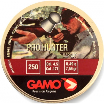 Пули Gamo Pro Hunter, 4,5мм., (250шт.) 0,49гр.