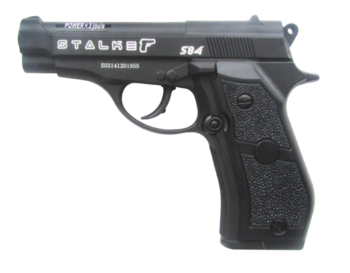 Пневмат. пистолет Stalker S84, клб. 4,5мм. (аналог Beretta 84) металл, 120м/с