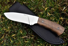 Нож Терек-2 AUS-8, клинок-полировка, рукоять-дерево, ножны-кожа (011111) (ПП)