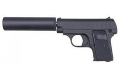 Пистолет софтэйр Galaxy G.9A пружинный, клб.: 6 мм.