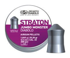 Пули JSB Stration Jumbo Monster Diabolo Match, 5,5мм., 1,65 г. (200шт.)